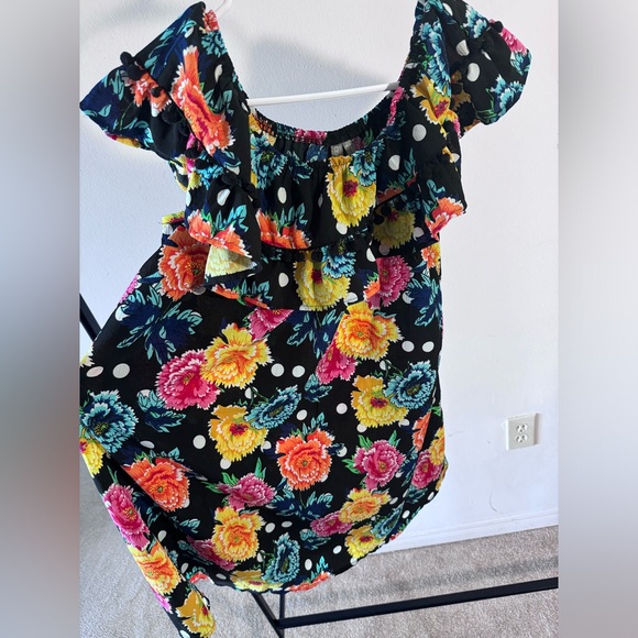 Asos women’s summer/ maternity dress with elastic neck line and floral print - Picture 3 of 3